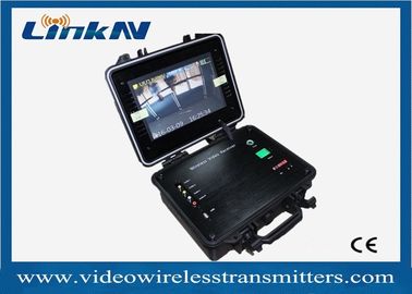 1-Channel Portable COFDM Video Receiver HDMI CVBS AES256 Enryption with Battery