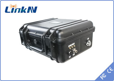 IP65 Portable COFDM Video Receiver Battery Powered 4G &amp; WiFi Diversity Reception in Pelican Case