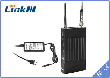 Police Wireless Video Transmitter COFDM Modulation High Security AES256 Encryption Battery Powered