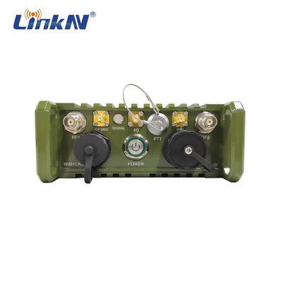 Tactical IP MESH Radio 4W MIMO Video Data 4G GPS/BD PPT WiFi AES Encryption LCD Indicator Battery Powered