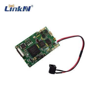 Mini COFDM QPSK Video Transmitter OEM Board Module FHD SDI CVBS 200-2700MHz Low Delay AES256