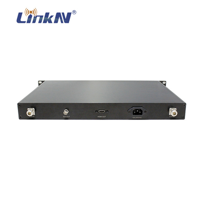 1U COFDM Video Transmitter HDMI SDI Rack Mount AC 100-240V Adjustable Bandwidth