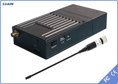 1.5km COFDM Video Transmitter HDMI &amp; CVBS For Police  AES256 Low Latency