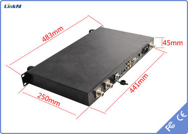 COFDM Video Receiver HDMI SDI CVBS Vehicle-Mounted 1-RU 2-8MHz Bandwidth Low Delay