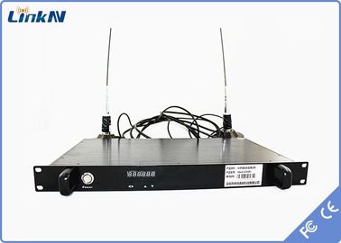 1U Vehicle-mounted COFDM Video Receiver HDMI SDI CVBS AES256 Encryption Low Latency