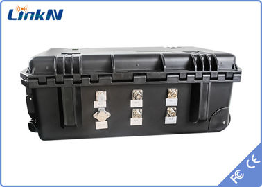 Police 4-Channel IP65 COFDM Video Receiver with Battery & Display AES256 Encryption Low Delay