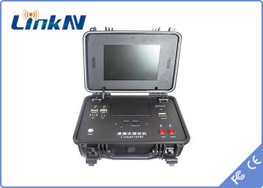 IP65 Portable COFDM Video Receiver 4G &amp; WIFI Integrated AES256 Encryption