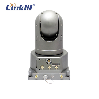 LKAV3801 4G LTE IP Mesh PTZ Camera 4G FHD 580MHz 1.4GHz Rugged IP66 Waterproof With Battery