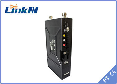 1-3km Body-Worn Police Video Transmitter COFDM QPSK HDMI &amp; CVBS H.264 Low Delay AES256 Encryption