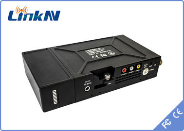 Military FHD Video Transmitter HDMI CVBS COFDM Modulation High Security AES256 Encryption Low Delay