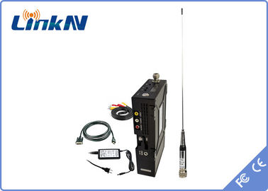 2km Tactical FHD Video Transmitter COFDM Modulation H.264 Encoding High Security AES256 Encryption