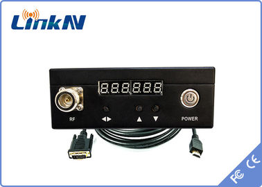 LKAV1508 Police   COFDM Digital Video Transmitter AES256 Encryption Low Delay Long Distance