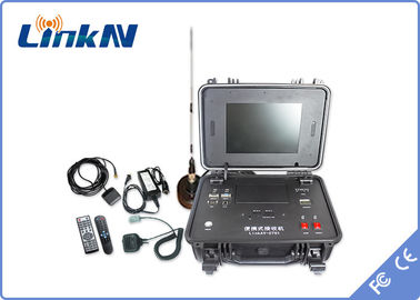 4G Portable COFDM Video Receiver HDMI CVBS AES256 Low Latency 300-2700MHz