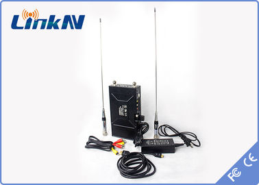 Tactical HD Video Transmitter 1-3KM Manpack HDMI CVBS AES256 Encryption Two-way Intercom