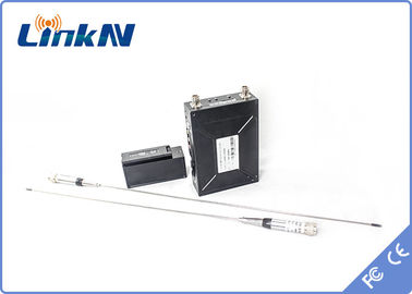 LKAV1506 Long Range Battery Powered Police Video Transmitter COFDM HDMI &amp; CVBS H.264 Low Delay AES256