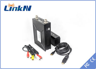 LKAV1506 Long Range Battery Powered Police Video Transmitter COFDM HDMI &amp; CVBS H.264 Low Delay AES256