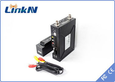 Tactical Manpack Wireless Aduio Video Transmitter COFDM HDMI & CVBS AES256 Encryption Two-way Intercom
