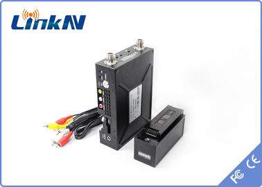 1-3km Police Video Transmitter COFDM QPSK HDMI &amp; CVBS H.264 Low Delay AES256 Encryption