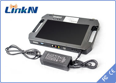 Tactical Portable COFDM Video Receiver Battery Powered FHD with Display Diversity Reception AES256 2-8MHz Bandwidth
