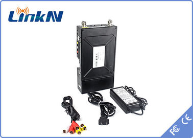 Military Tactical NLOS Video Transmitter COFDM HDMI &amp; CVBS AES256 Encryption Low Delay Two-way Intercom