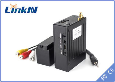 Police Mini Hidden Video Transmitter​ COFDM Low Delay H.264 High Security AES256 Encryption 200-2700MHz