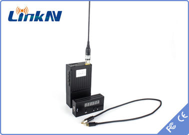 Police Mini Video Transmitter​ COFDM Low Delay H.264 High Security AES256 Encryption Battery Powered
