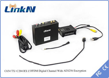 20KM COFDM QPSK UAV Drone Long Range Video Transmission With AES256 Encryption