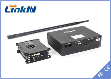 10km UAV Data Link COFDM Transmitter & Receiver HDMI & CVBS AES256 Encryption 300-2700MHz