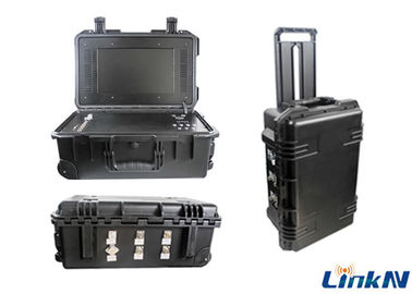 4-Channel IP65 Tactical COFDM Video Receiver with Battery &amp; Display AES256 Encryption