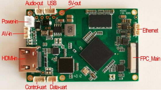 LKAV1649 1W 15KM COFDM Video Transmitter Module PCBA Mother Board