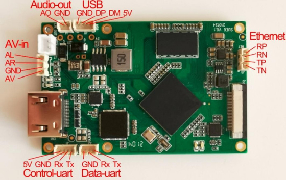 LKAV1649 1W 15KM COFDM Video Transmitter Module PCBA Mother Board