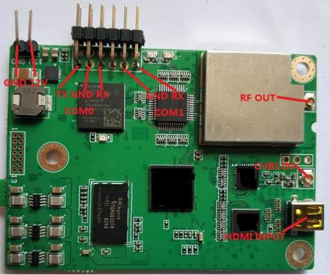 LKAV6101 AES256 20km MIMO UAV Data Link PCBA for Customer Requirements