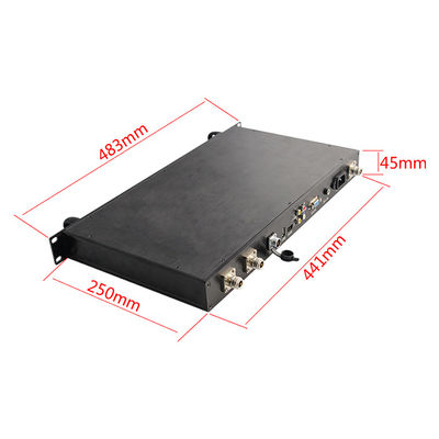 Tactical COFDM Video Receiver Rack Mount High Safety AES256 300-2700MHz