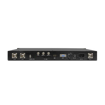 1U Rack-mount COFDM Receiver FHD HDMI SDI CVBS Dual Antennas 2-8MHz Bandwidth