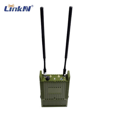 Military Tactical IP66 MESH Radio Multi-hop 82Mbps MIMO 10W High Power AES Enrcyption with Battery