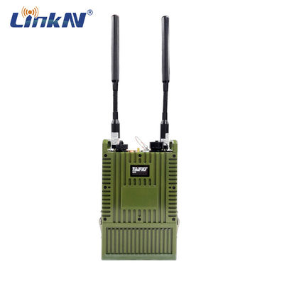 Rugged IP66 MESH Radio Supports 4G GPS/BD PPT WiFi AES Encryption with Battery and LCD Indicator