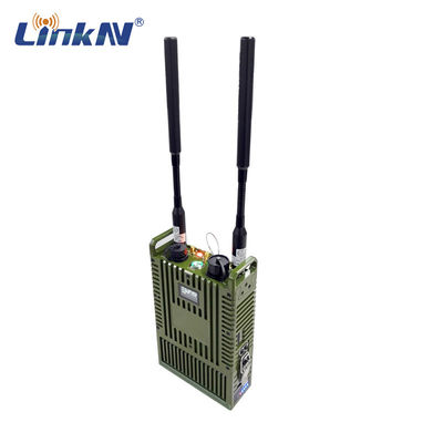 Rugged IP66 Video Data Radio MESH MANET 4W MIMO 4G GPS/BD PPT AES Encryption Battery Powered
