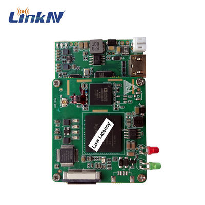 Wireless Video Link OEM Module COFDM QPSK HDMI &amp; CVBS Low Delay AES256 Mini Size Light Weight