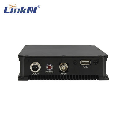 UGV Wireless Analog NTSC PAL Video Transmitter COFDM QPSK AES Encryption Low Delay 300-2700MHz