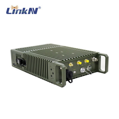 Tactical COFDM IP MeSH Radio High Data Rate 82Mbps 10W Power AES256 Enrcyption with Battery