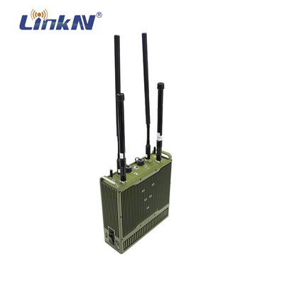 Military Police 10W MESH Radio Integrates 10W LTE Base Station IP66 AES Encryption with Battery
